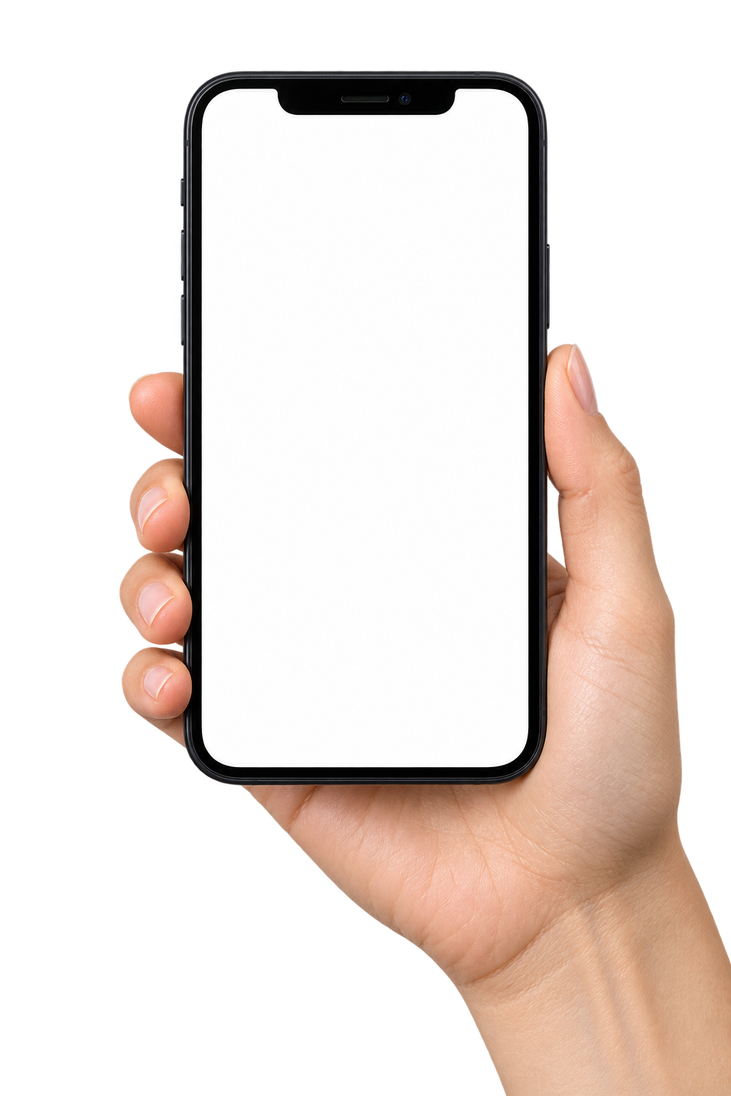 Mão segurando um celular com o cartão virtual OnTOQUE